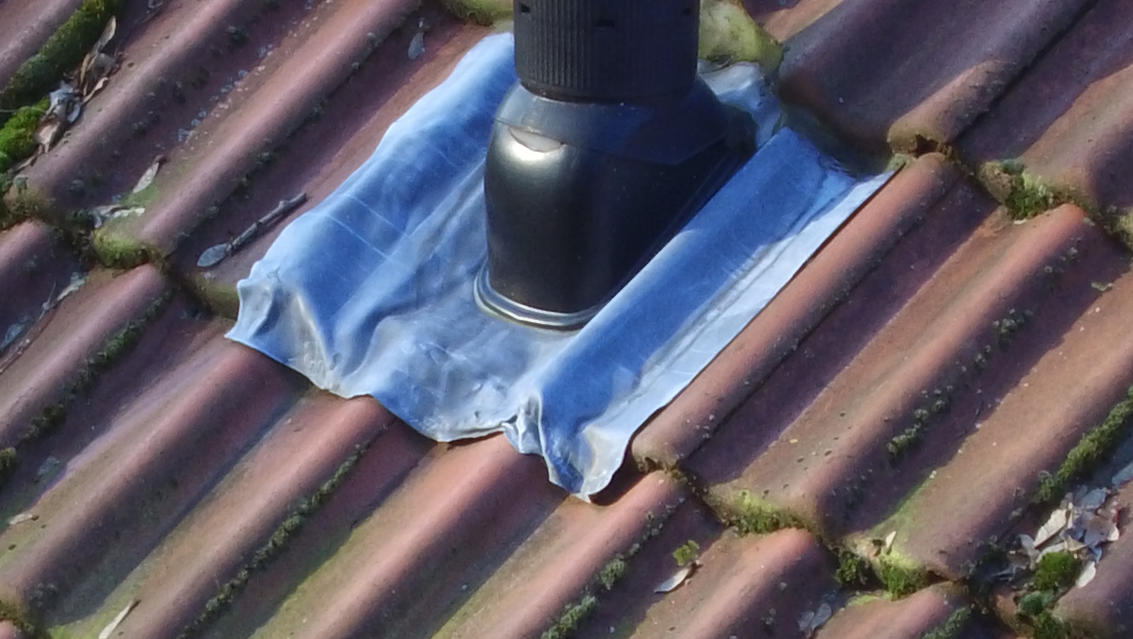 Inspection de la toiture par drone