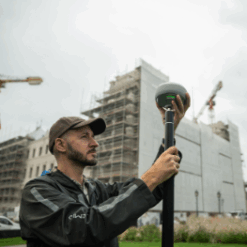 emlid, reach rs4, gnss receiver, rtk gnss, gps, survey, mapping, construction, gis, drone mapping, all-band, imu tilt, magnesium body, ip68, dual band radio, uhf, lora, emlid flow, field survey, precision positioning, quick release mount