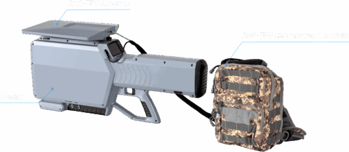 skyfend, hunter pro, SHH110, drone jammer, fpv jammer, c-uas, anti drone, drone detection, drone countermeasure, fpv detection, radio jamming, spectrum jammer, portable anti UAV, threat neutralization, aerial security, real-time video intercept, integrated detection jammer